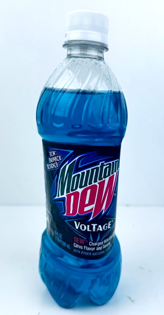 Mountain Dew Voltage 20oz Bottle Full Unopened Dewmocracy 2008