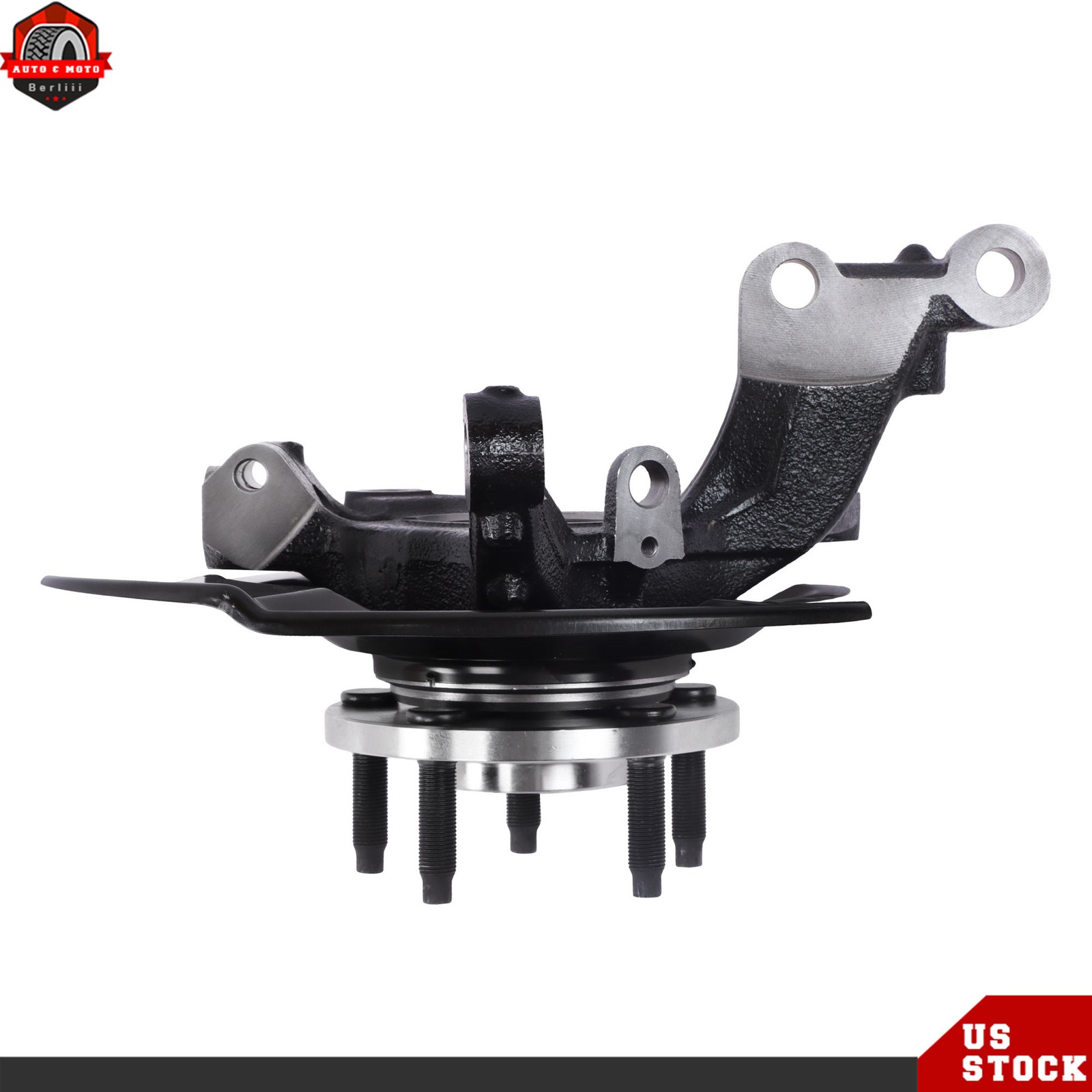 For Ford Edge 2007-2010 Pair Front Wheel Hub Bearing Steering Knuckle Assembly