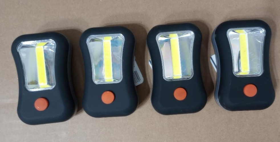 NEW 4 PK HDX Pocket Work Light LED 150 Lumens EL2520 w/ 3 AAA Batteries FreeShip