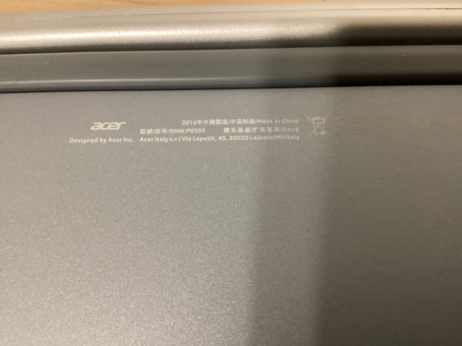 Docking Keyboard For Acer Aspire RMN-Poyay works