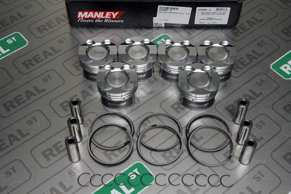 Manley Forged Pistons BMW 135i M235i 335i 435i N55B30 M3 M4 S55B30 84mm 10.2:1