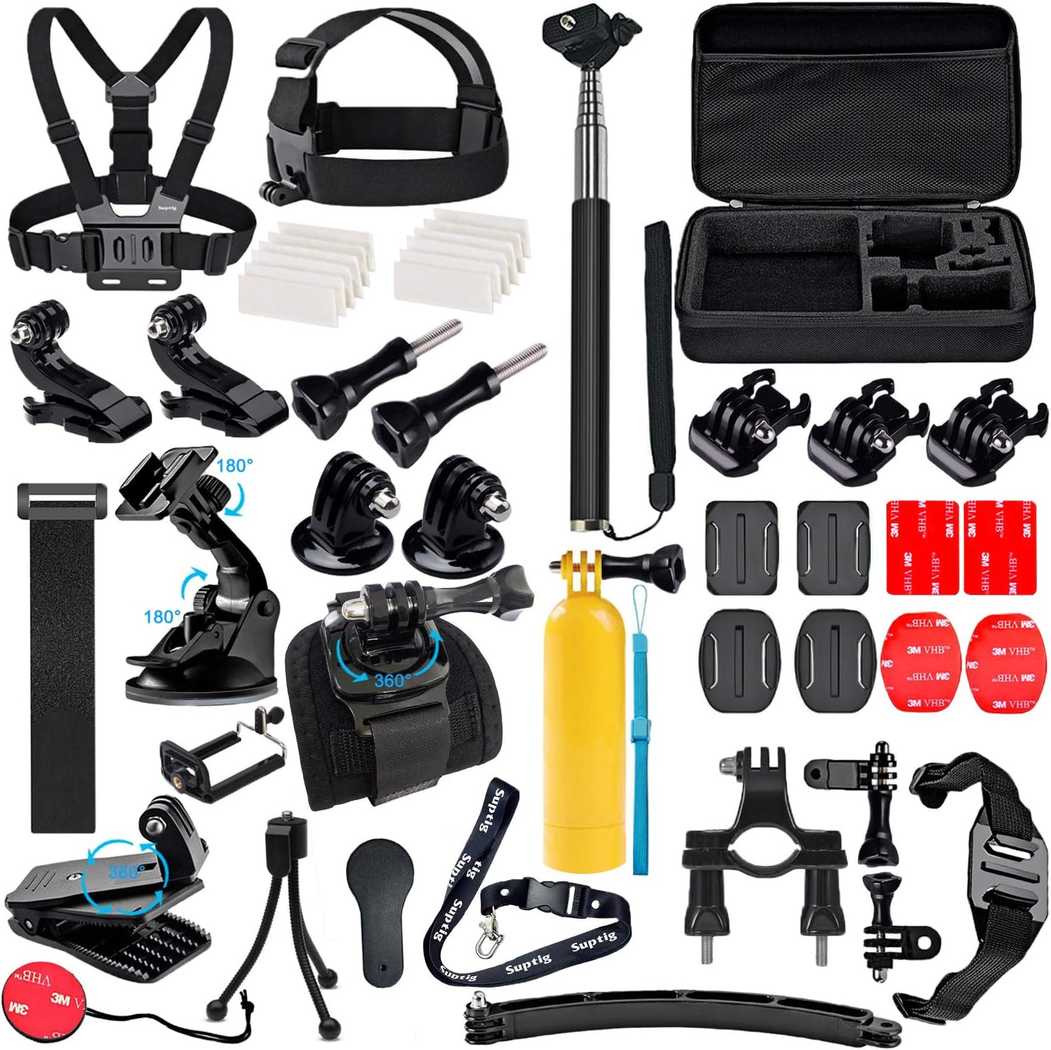 Accessories Kit Compatible for Gopro Hero 13/12/11/10/9/8/7/6/5/4/3/3+/2/1/Sessi