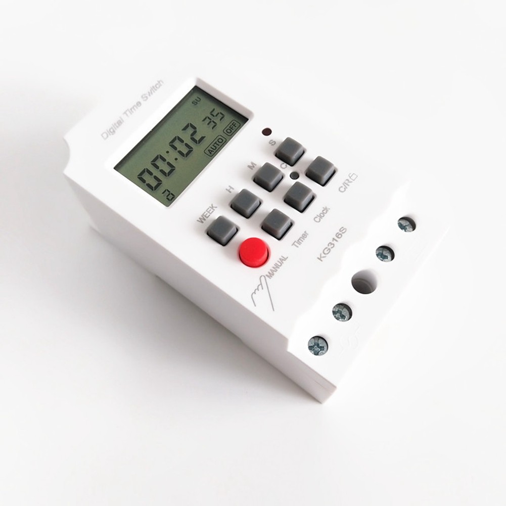 220VAC 25A KG316S Digital 1 Second Timer Automatic Electronic Programmable6525