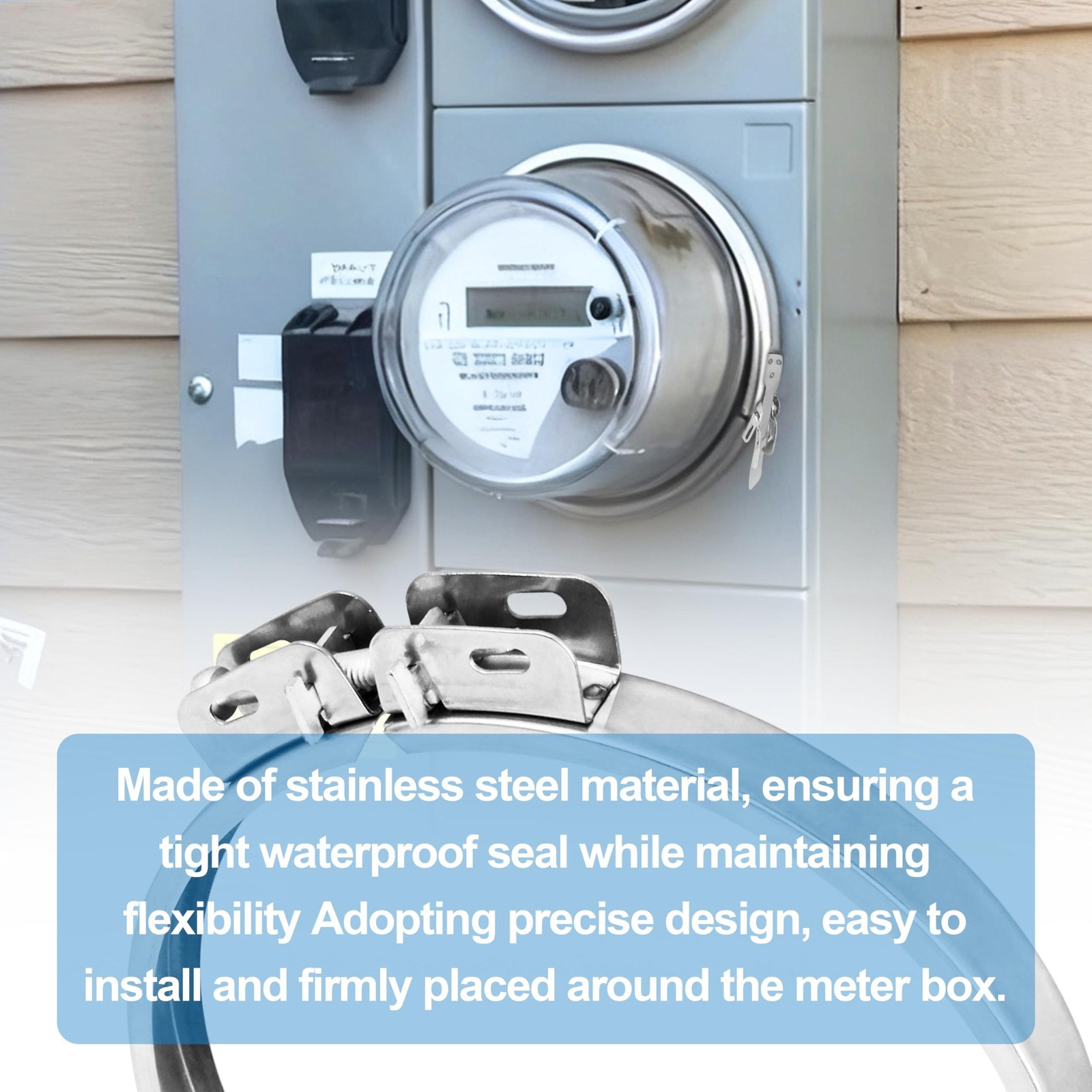 Stainless Steel Load Center Locking Ring，Snap Action Sealing Ring for Meter S...