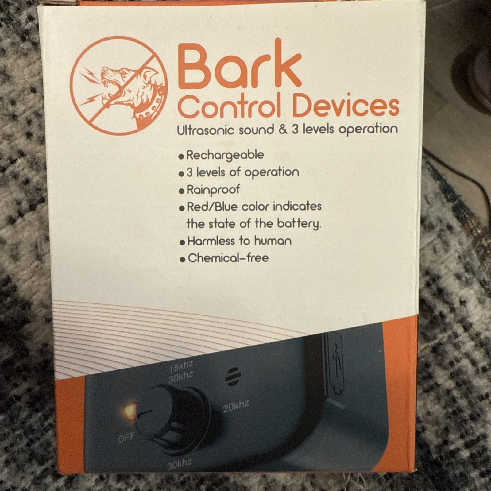 RoHS Bark Control Device