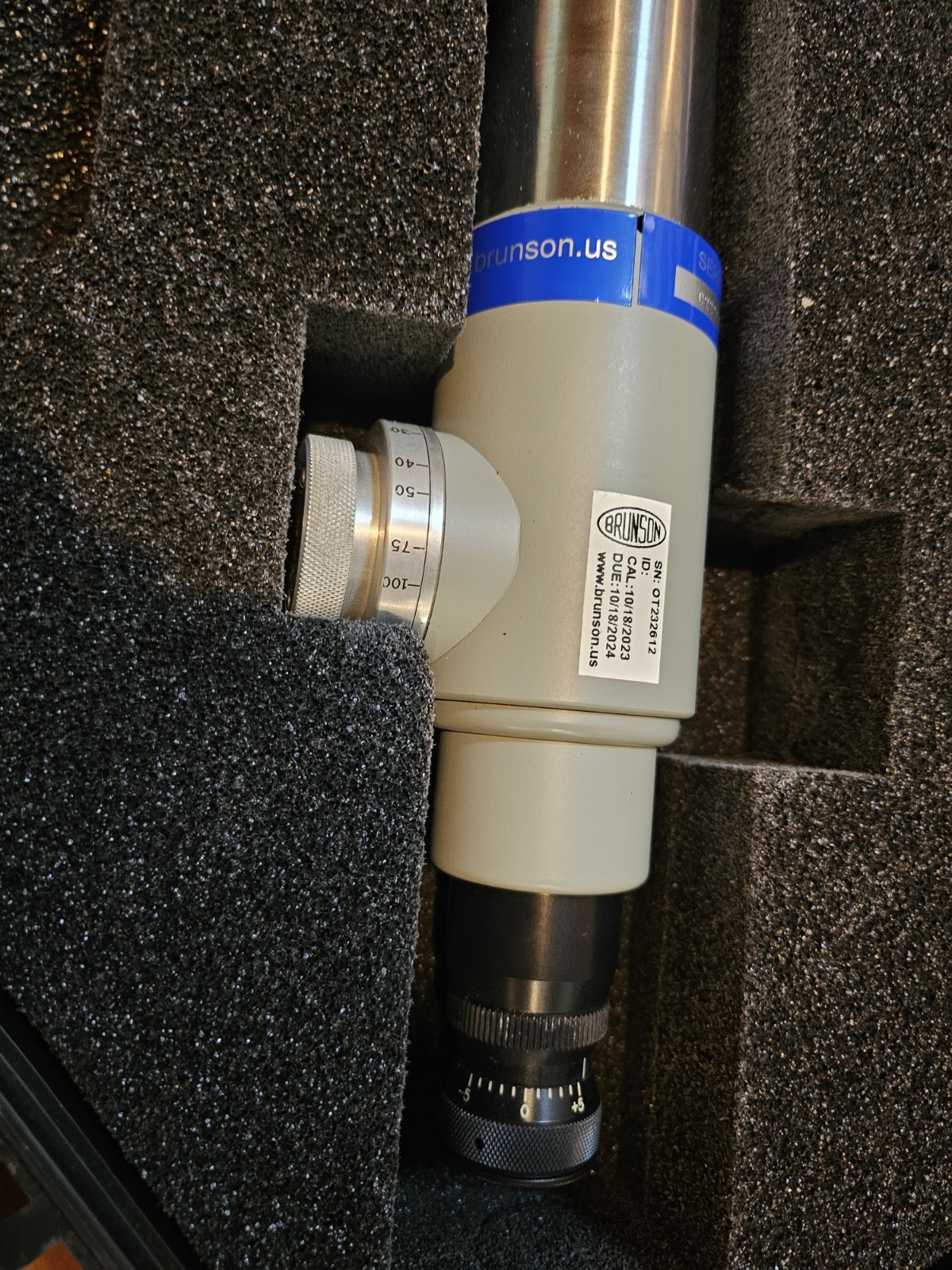Brunson Alignment Telescope C47280 w/ Case and Attachment