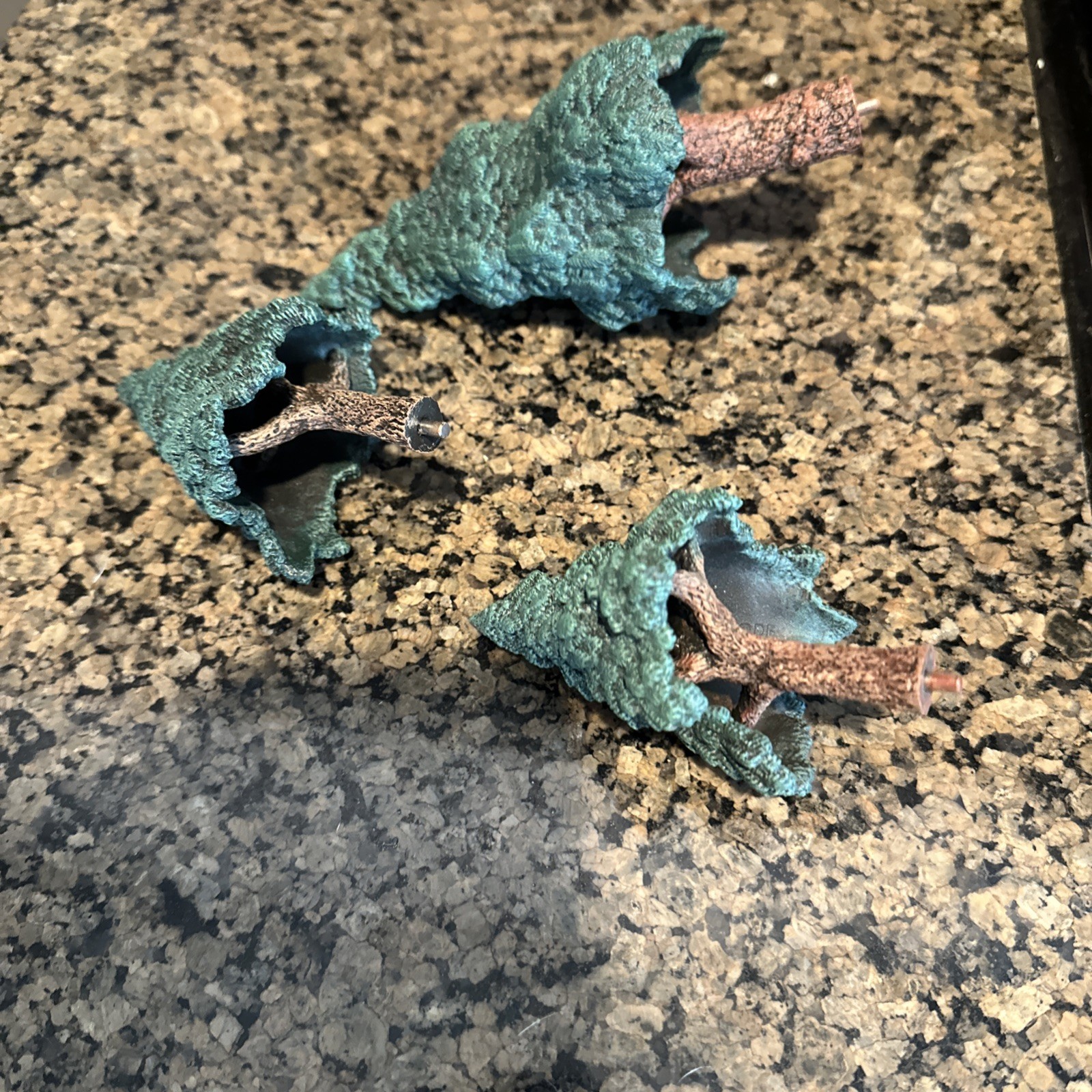 Dwarven Forge Conifer Tree Toppers, Set Factory Painted