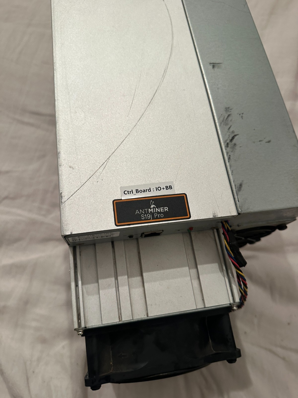2 Bitmain Antminers S19 Pro 96TH – Tested Working – PSU Included – 2 Units