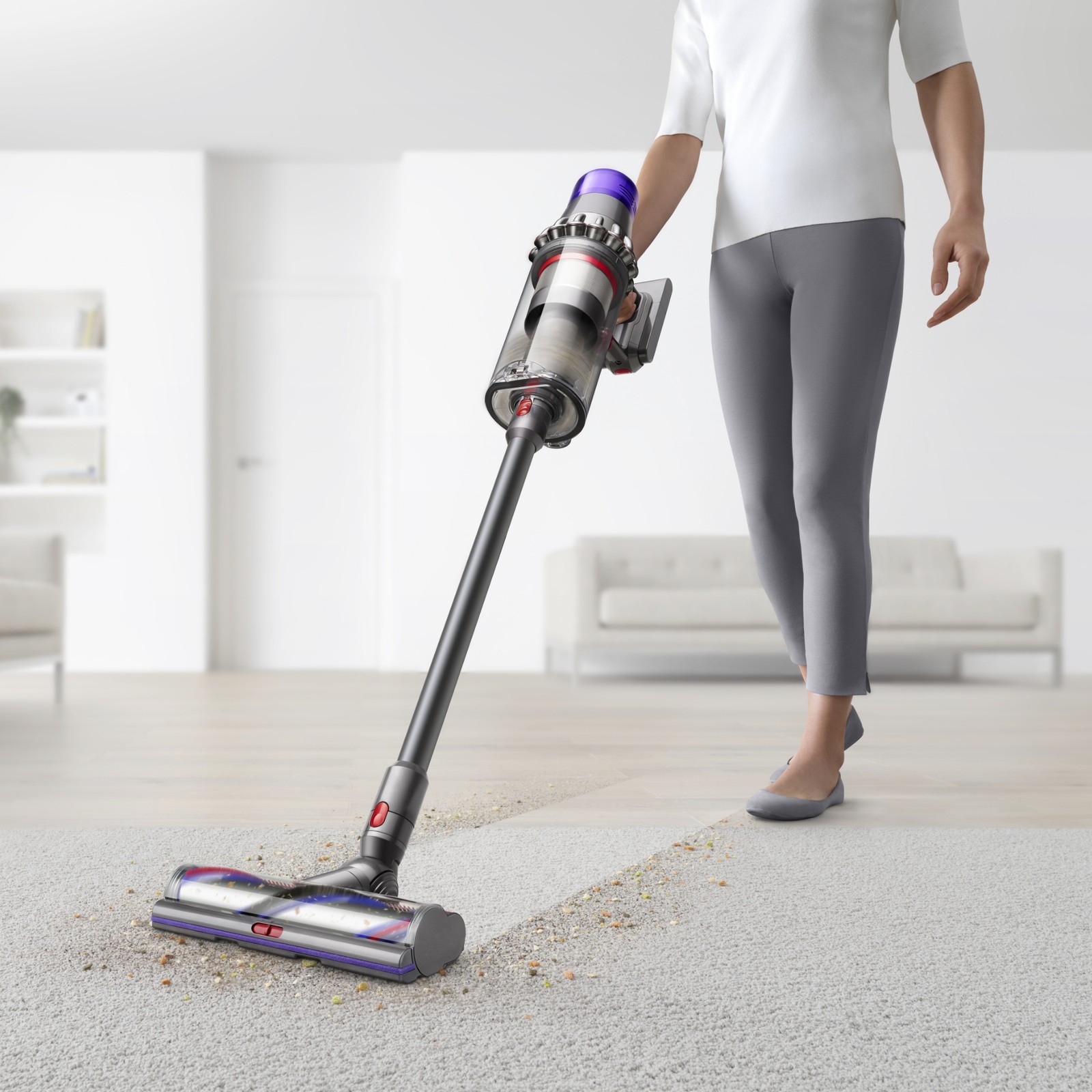 Dyson Outsize Plus Extra Cordless Vacuum Cleaner | Nickel | Refurbished
