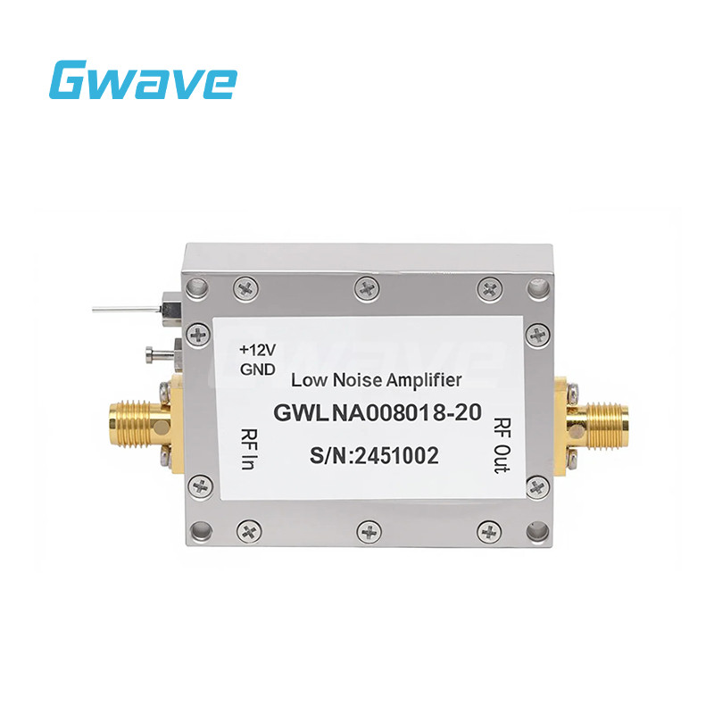 SMA Female Low Noise Amplifier(LNA), 2.5dB Noise Figure, 800M - 18GHz, 20dB Gain