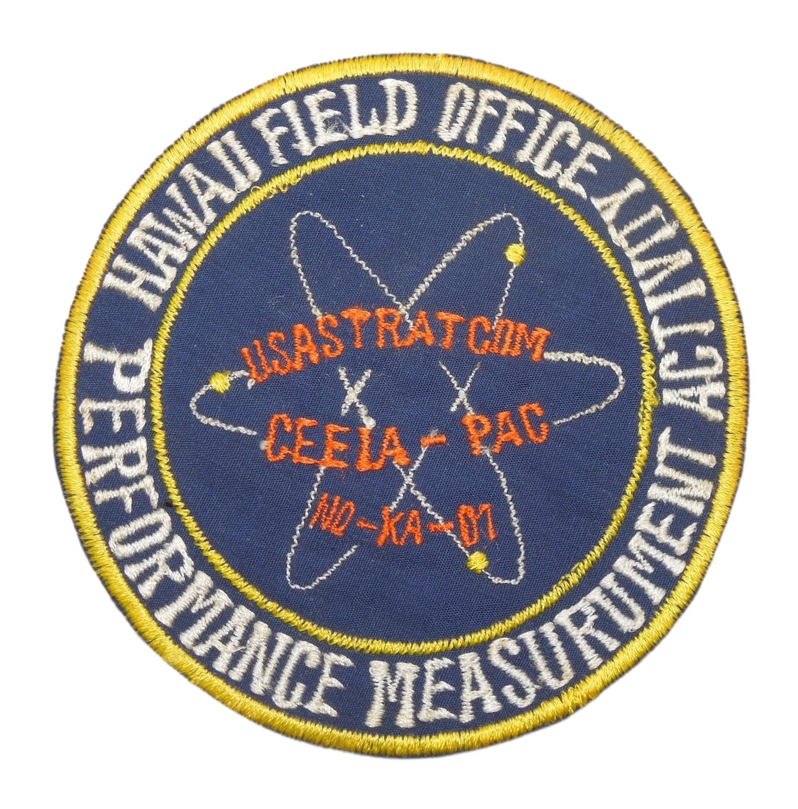 Vietnam War USAF Hawaii Field Office USASTRATCOM CEELA-PAC Patch H38