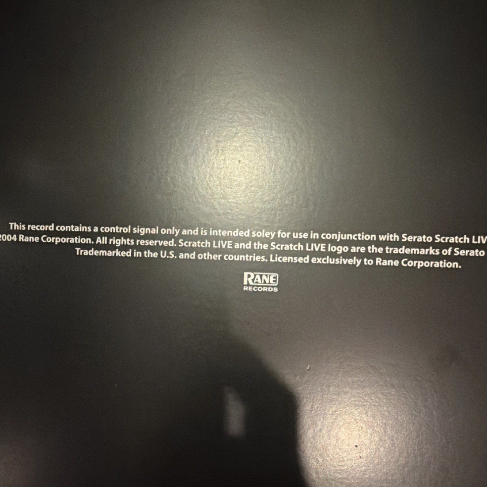 Serato Scratch Live Second Edition Control Vinyl Black for Serato Scratch Live