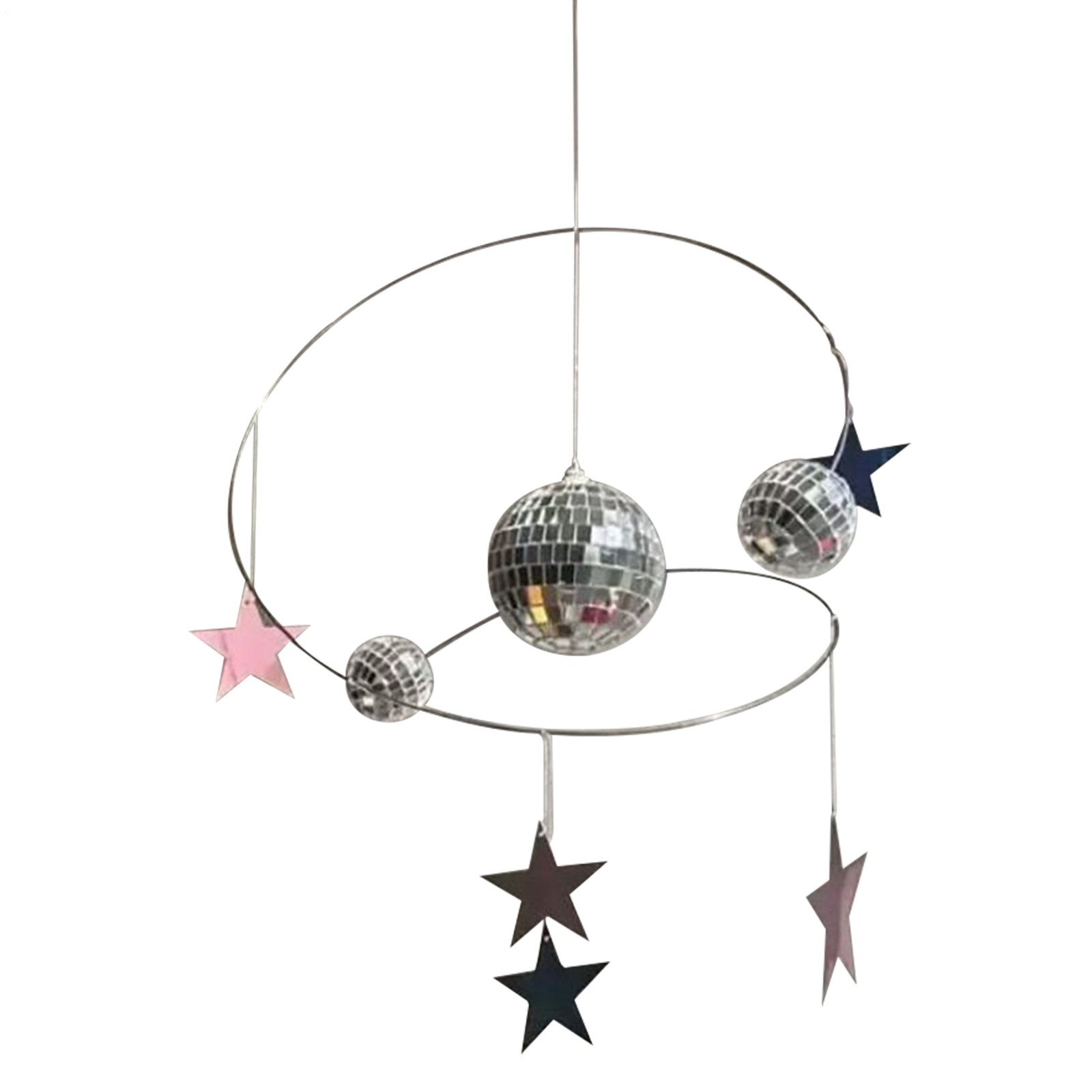Disco Ball Ornaments DIY Spiral Suncatcher With Disco Ball And Everyday