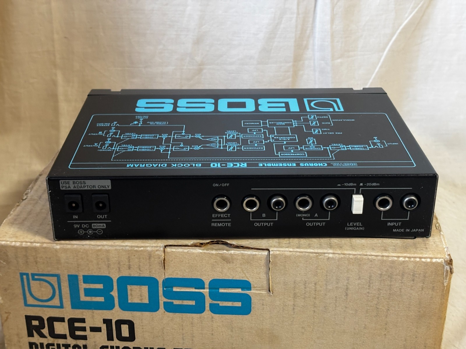 BOSS RCE-10 Digital Chorus Ensemble Vintage micro rack w/ box