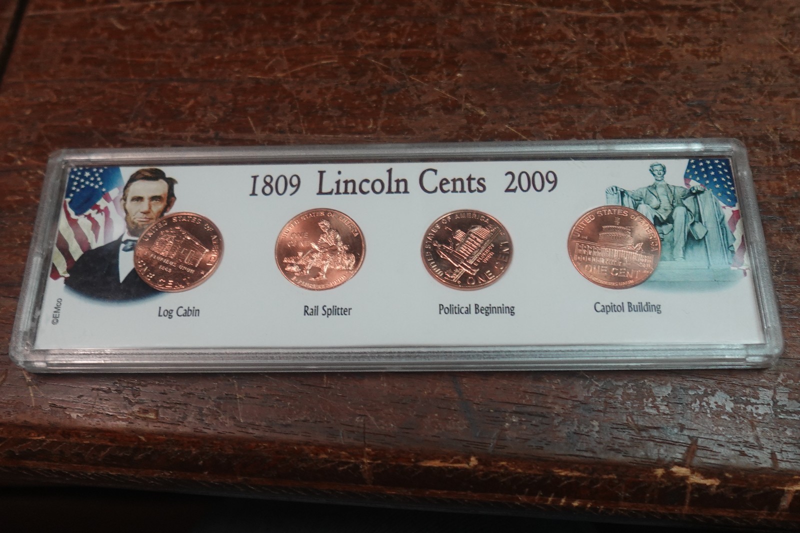 (1) 2009 Lincoln Bicentennial Cent Set Log Cabin Rail Splitter Political Capitol