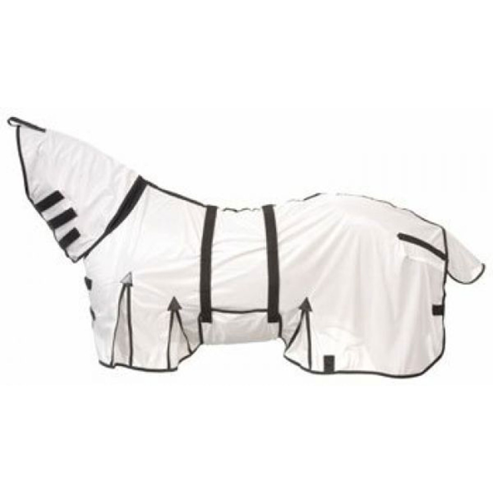 MESH FLY SHEET White Lightweight Mesh Fly Sheet with Neck Cover