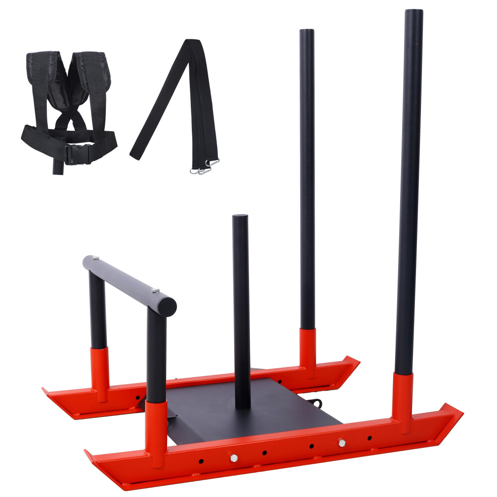 Weight Sled Fitness Sled Fitness Strength Training Sled Speed Training Sled Red