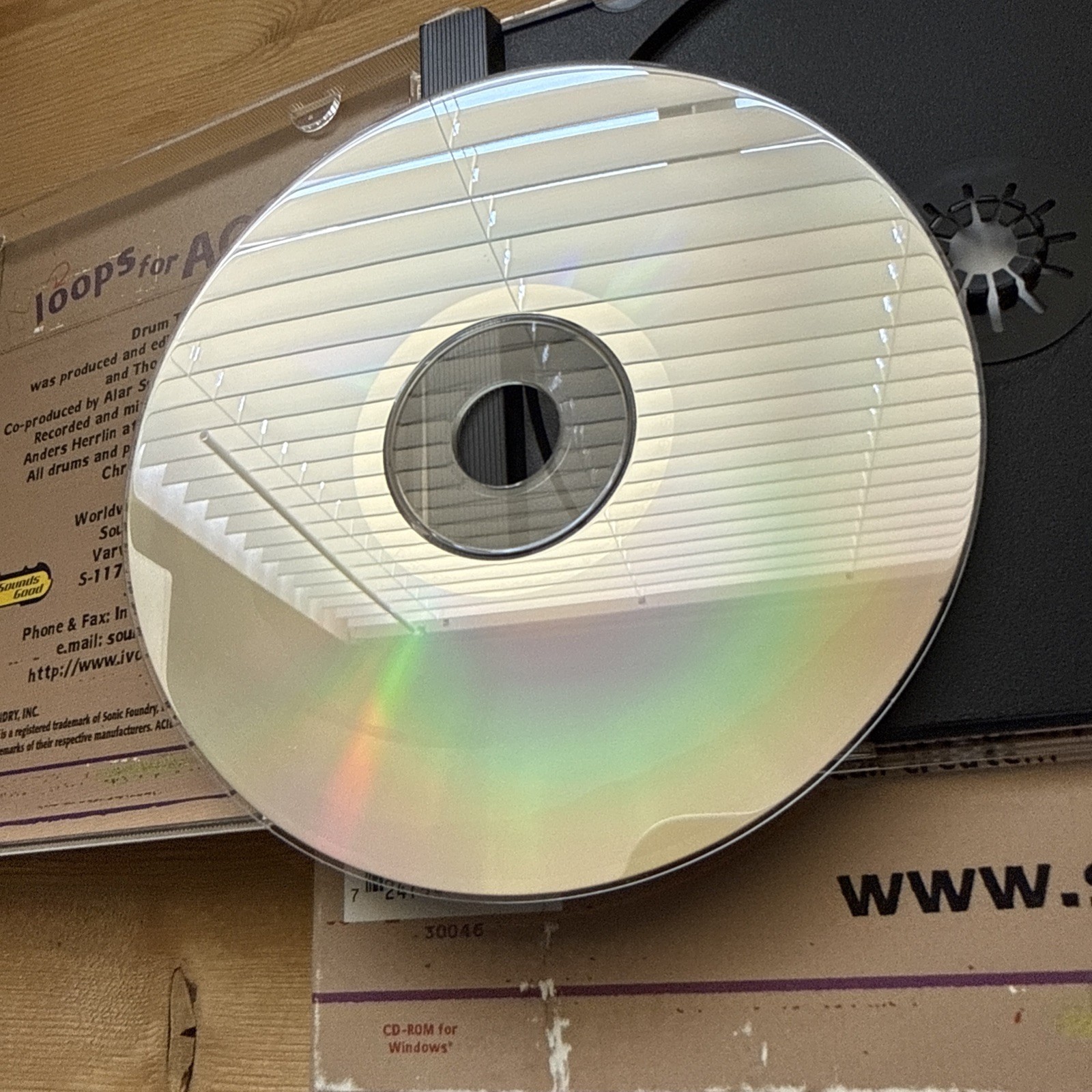 Sonic Foundry Drum Tools Loops For Acid Sampling CD