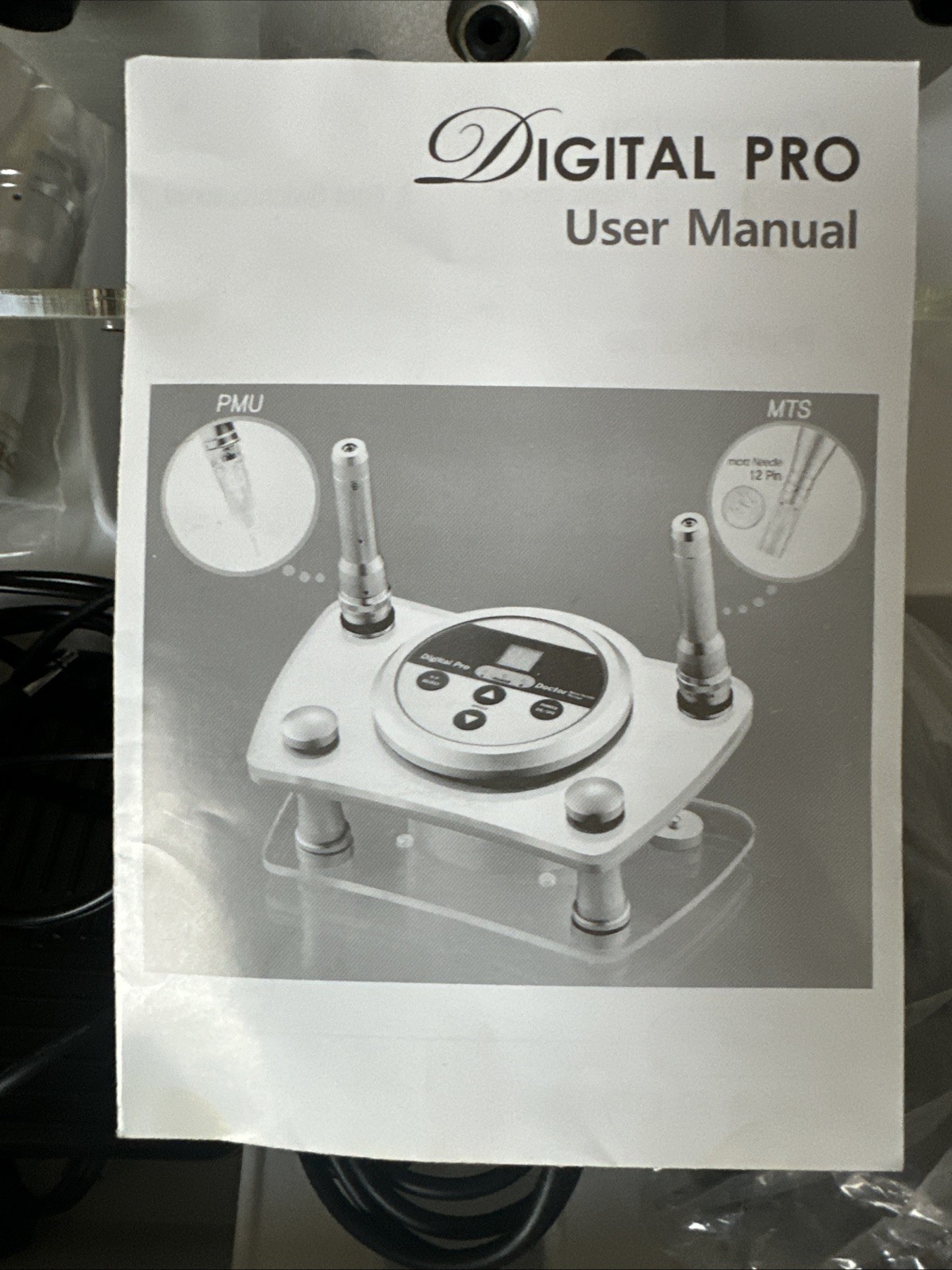 Bomtech Digital Pop Permanent Makeup PMU Machine w/ Foot Pedal, Power Supply