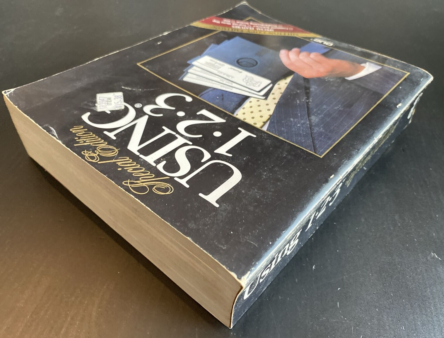Vtg 1987 "USING 123 Special Edition" Spreadsht Manual Command Reference Card Que