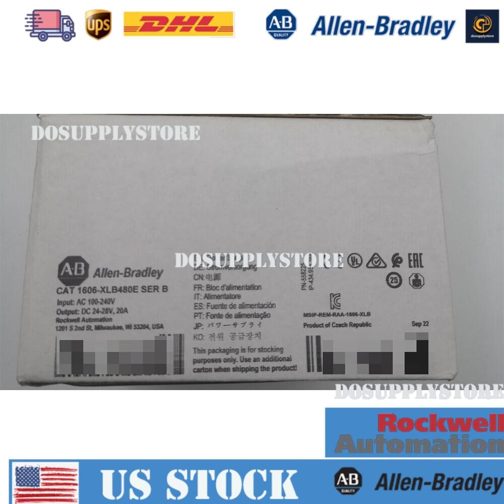 NEW Factory Sealed Allen Bradley 1606-XLB480E AB 1606-XLB480E US Free Tax
