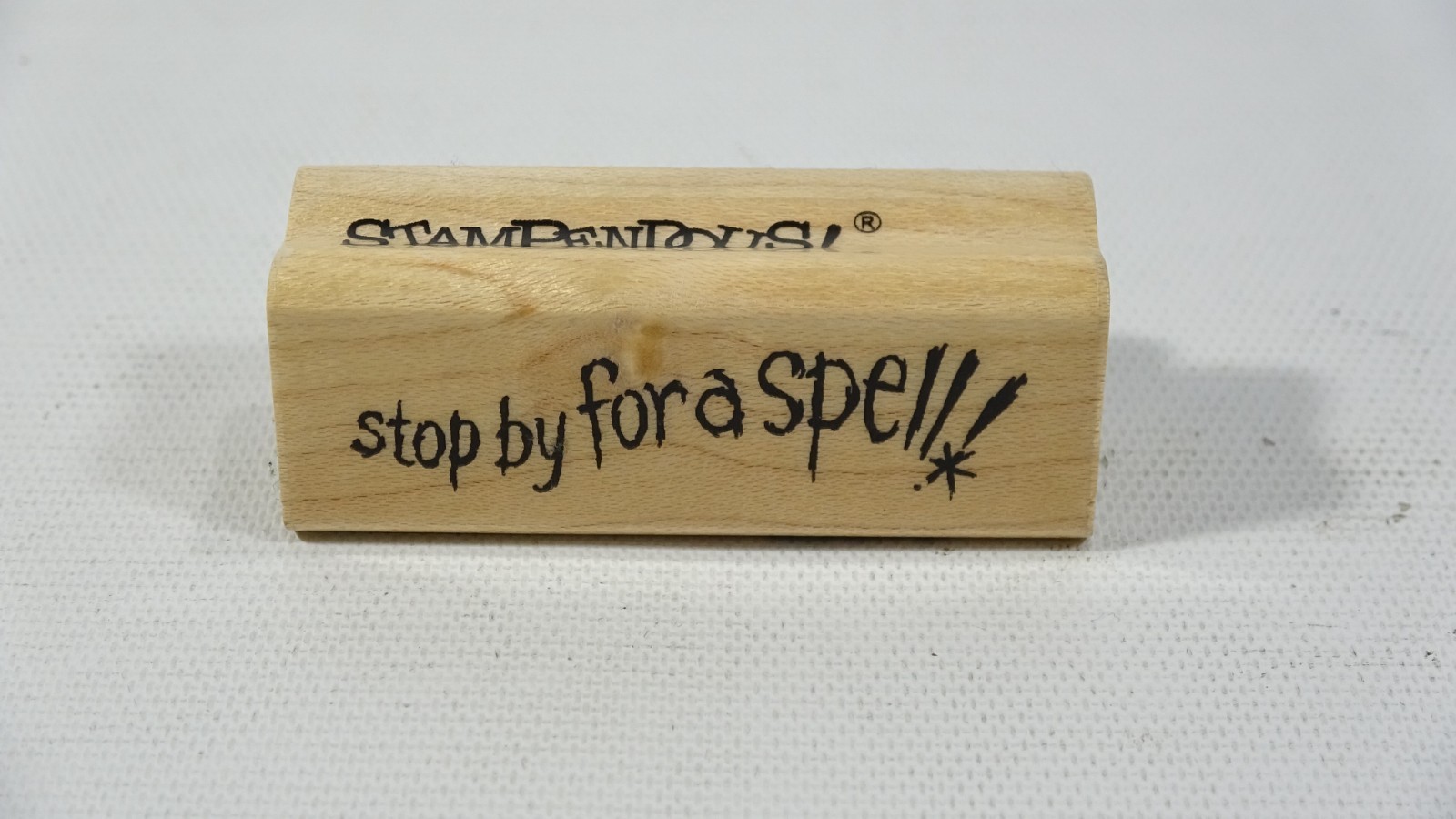 2006 Stampendous! Halloween Rubber Stamp Stop By For A Spell K079