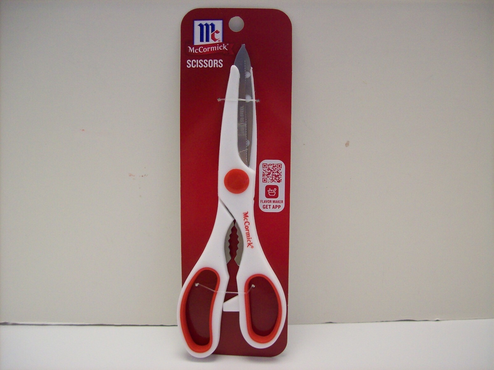 Kitchen Shears 8-1/2" Stainless Steel Blades McCormick Scissors/  - NEW