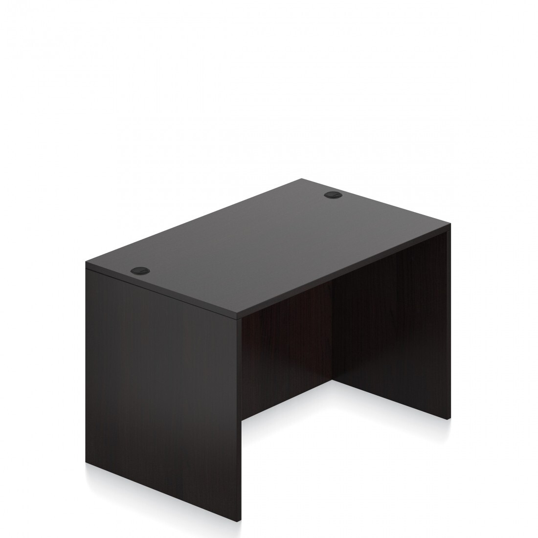 Offices To Go OTG No Pedestal Desk Shell 30"d x 48"w with Espresso Free Ship