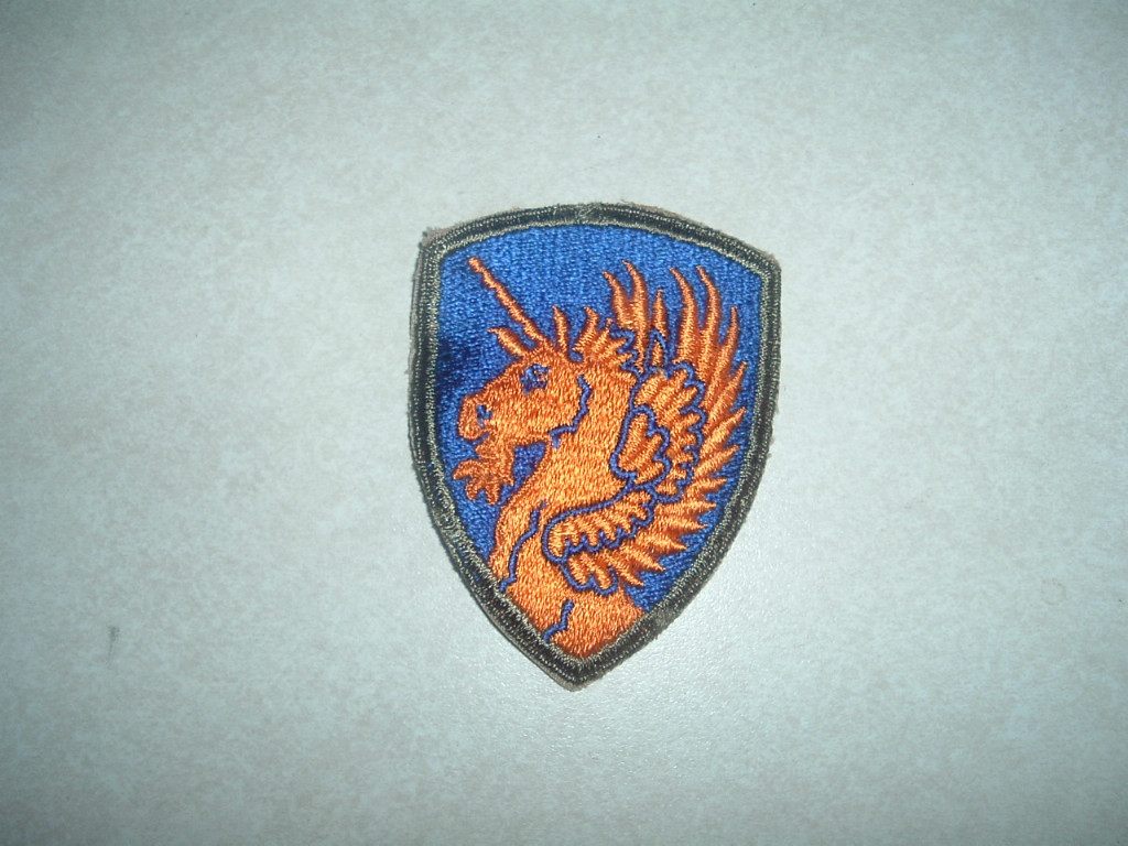 MILITARY PATCH 13TH AIRBORNE DIVISION COLORED NEW OLD STOCK WW2 ERA ORIGINAL
