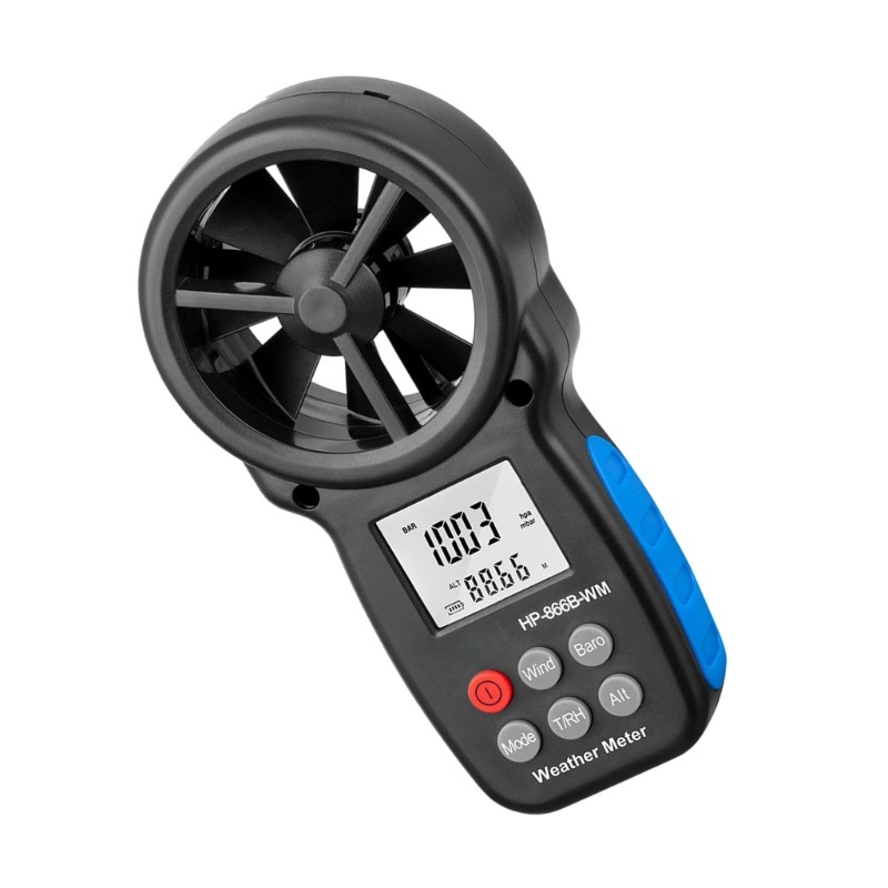 Professional airflows Meter Screen Weather for Marine Activity