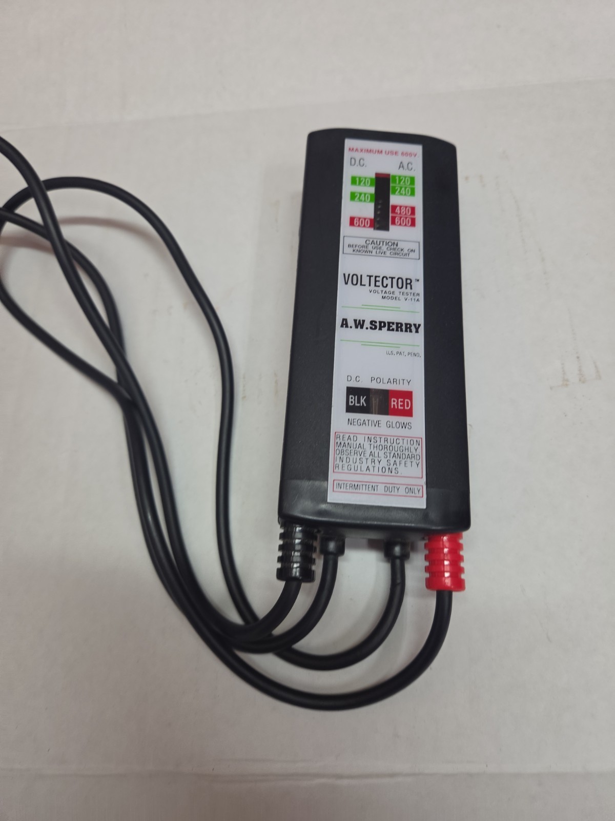 Commercial Electric VOLTECTOR AC/DC Tester - HV11 120-600V