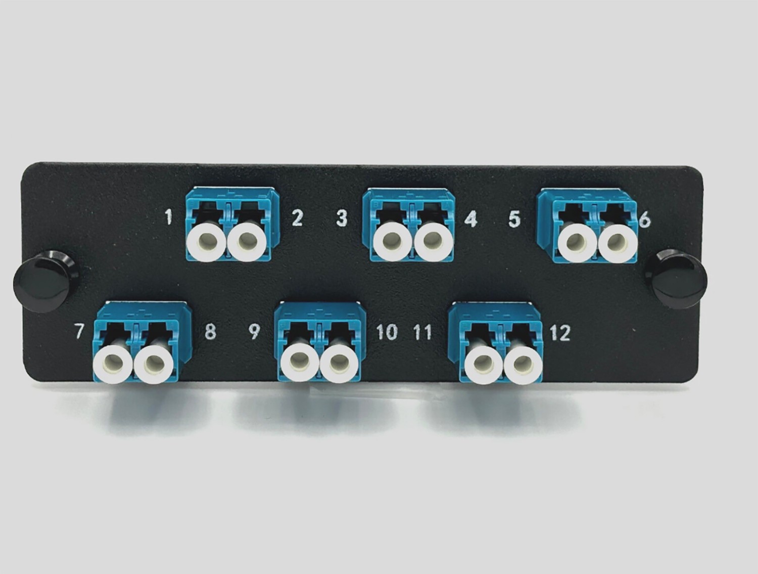 For Panduit FAP6WBUDLCZ Compatible 12 Port LC SM UPC OS1 / OS2 Adapter plate