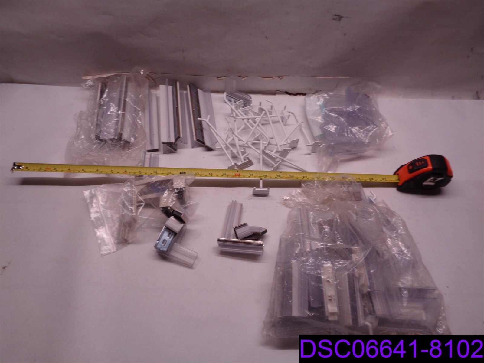 Mix Lot of Retail Shelf Hooks & Magnet Sign Holders