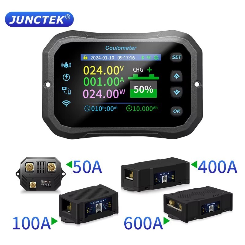 KM-F Series Household Energy Storage Coulometer Battery Capacity Monitor