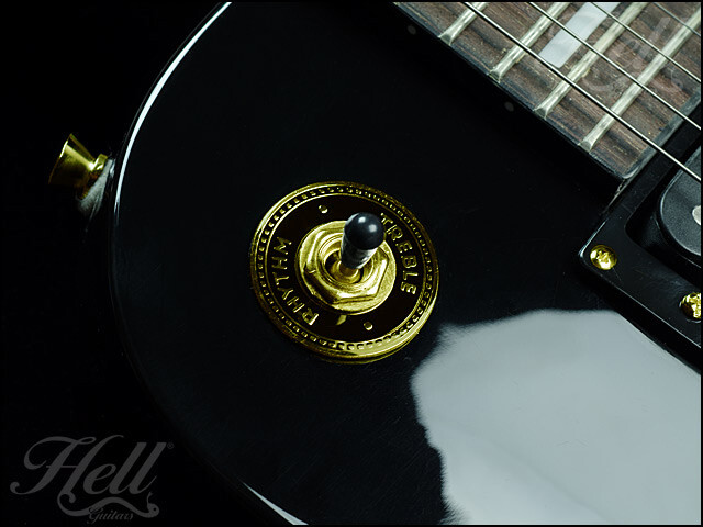 CHEQUER (GOLD) Switch Washer Ring Rhythm Treble. Les Paul, SG More.