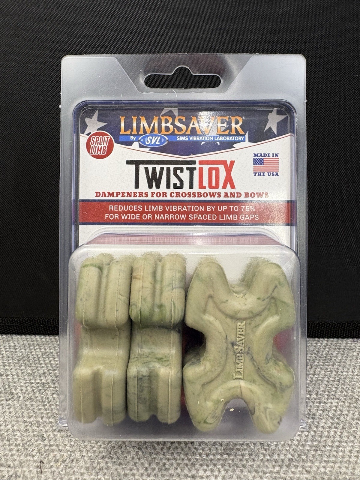 4-Pack LIMBSAVER SLV TwistLox Limb Dampeners for Crossbow Compound Bows USA