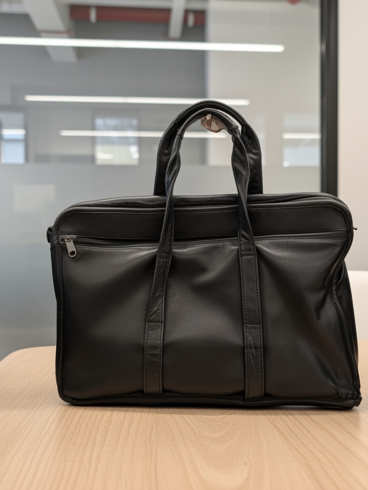 Black Leather Bag