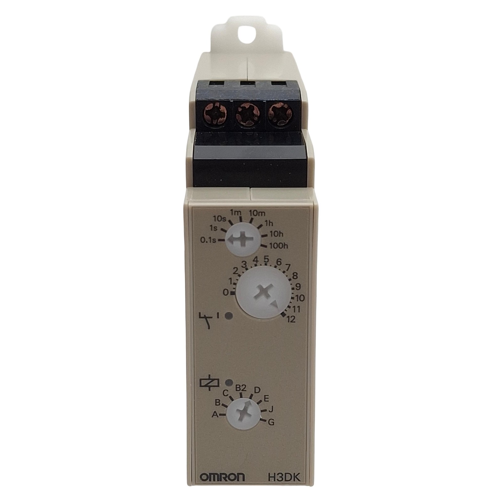Omron H3DK-M1 AC/DC24-240 Solid-State Timer, SPDT, 0.1s-100h Range, 24-240VAC/DC