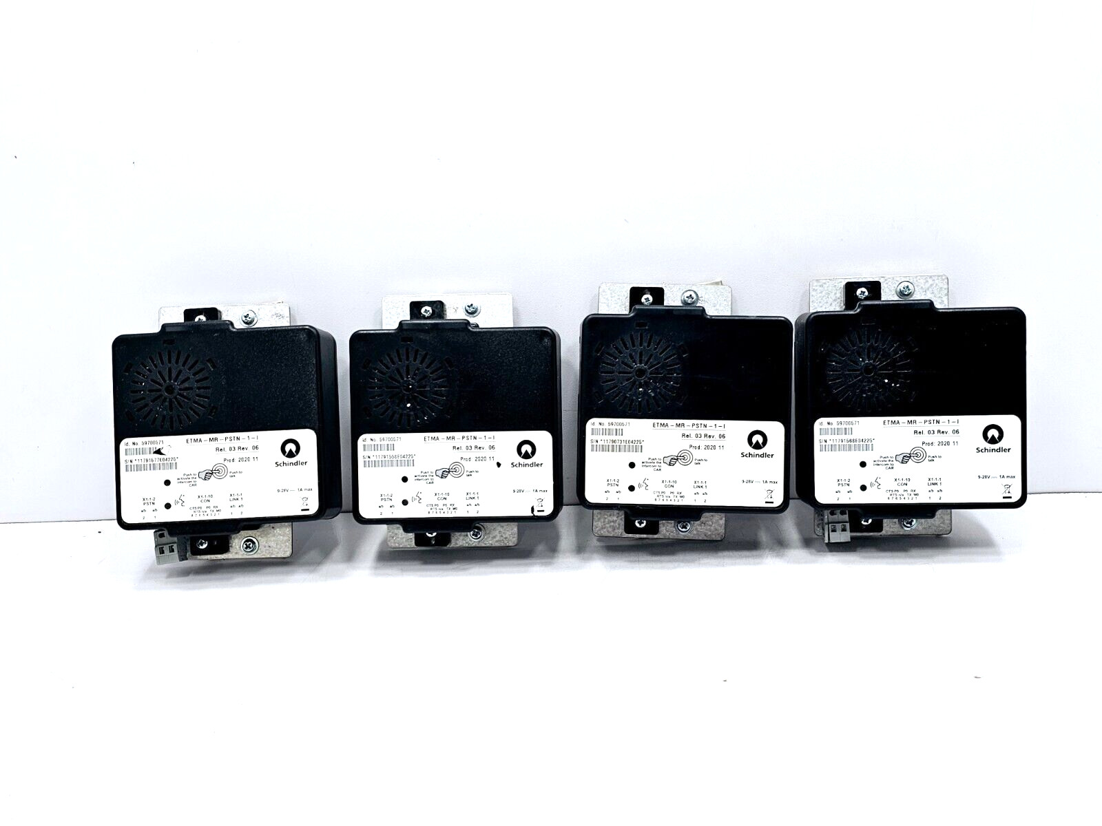 ETMA-MR-PSTN-1-I SCHINDLER UNIT WITH CABLE MADE IN SWITZERLAND LOT OF 4