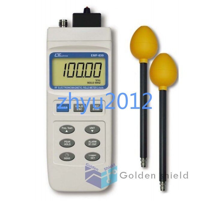 100% Test3 Axis Radio Frequency Electromagnetic Field Meter EMF-839 LUTRONKd