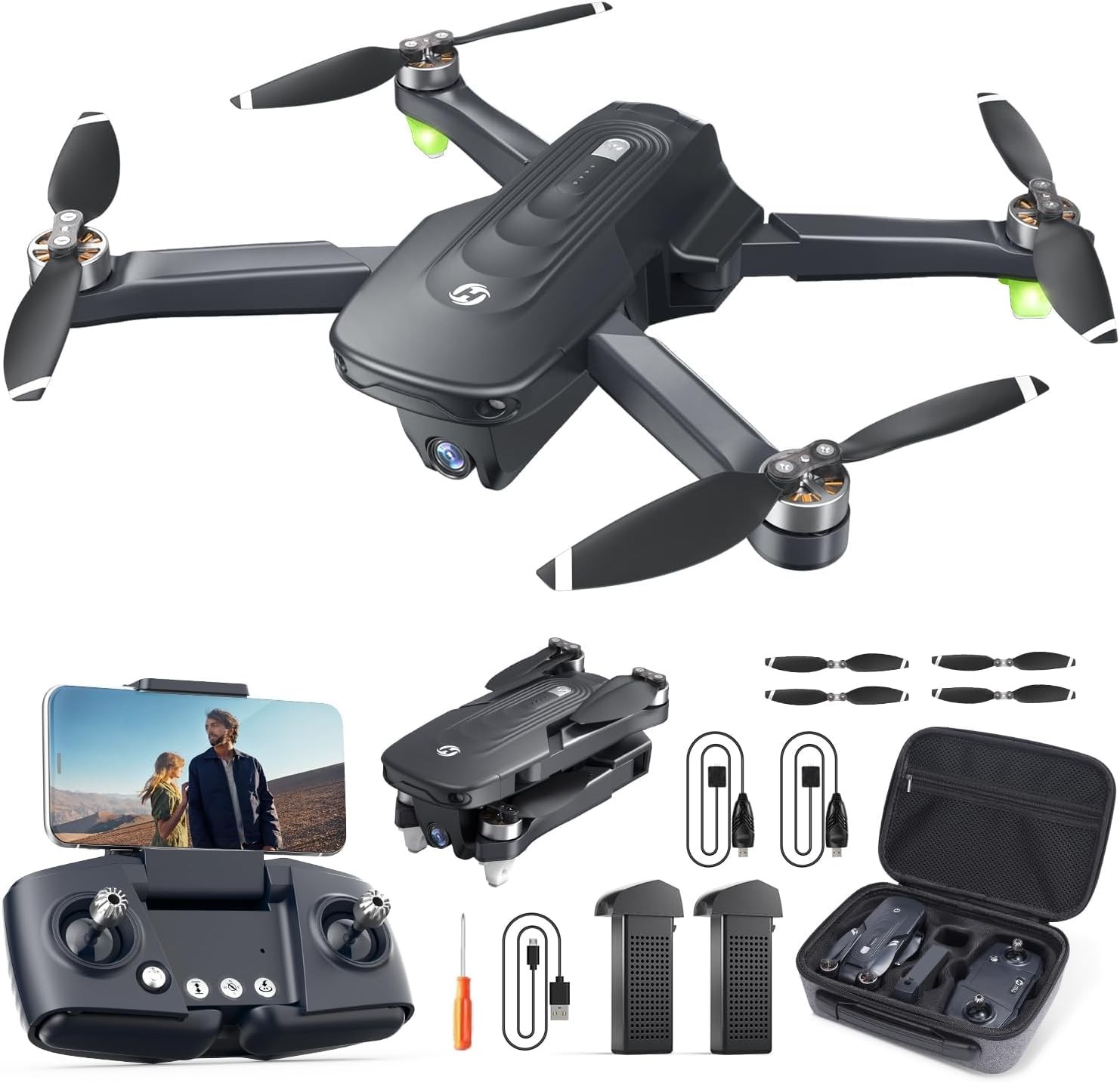 Holy Stone HS175D 4K GPS Drone Brushless Foldable RC Quadcopter Under 249g