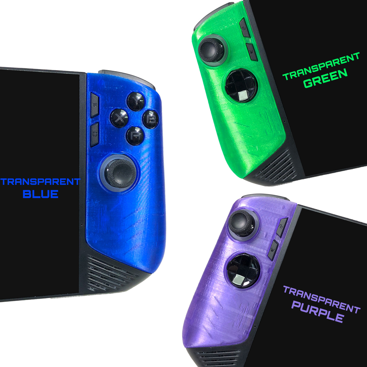 Replacement Front Panel Plates For MSI Claw 8 AI+ - 3D Printed Accessory