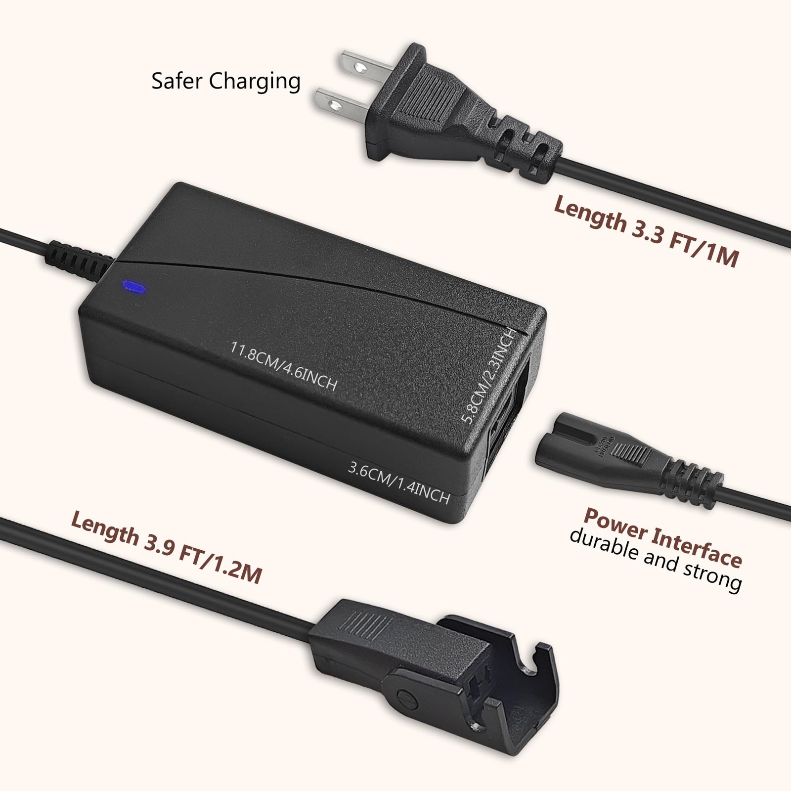 Power Recliner Power Supply 29V 2A 2 Pin Recliner Power Cord for Electric Rec...