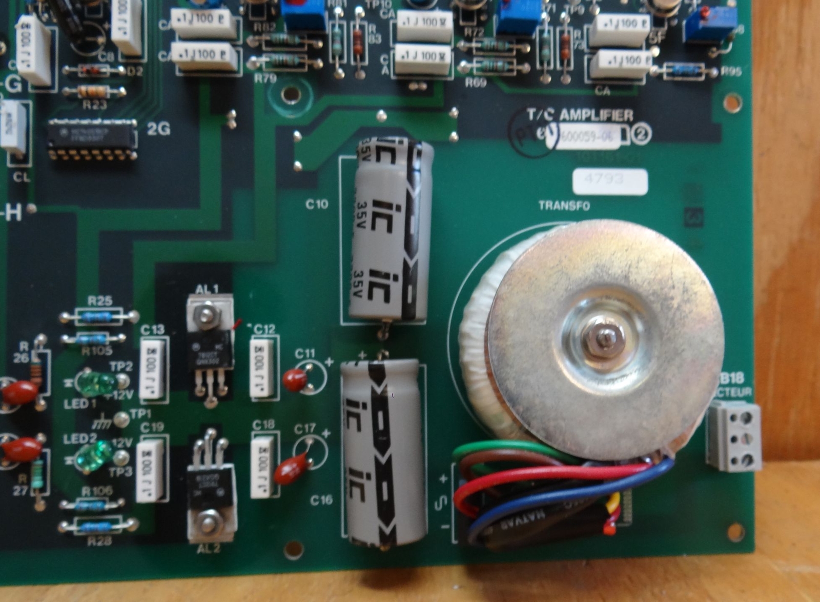 SVG T/C AMPLIFIER BOARD 600059-06 6 INPUT