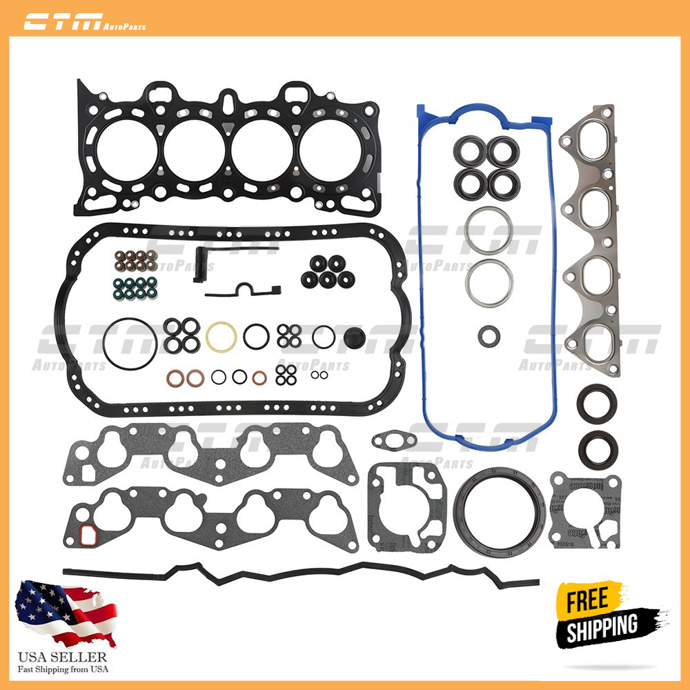 MLS Full Gasket Set Fit 92-95 Honda Civic Del Sol 1.5L & 1.6L D15Z1 D16Z6