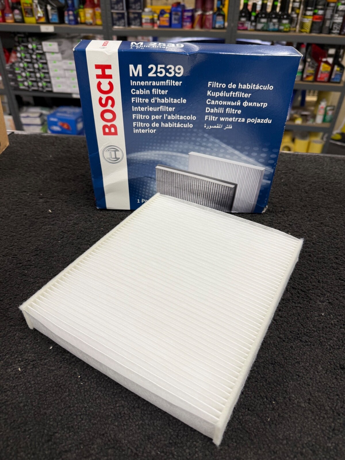 FORD CMAX FOCUS GALAXY KUGA I MONDEO SMAX BOSCH CABIN POLLEN FILTER M2539