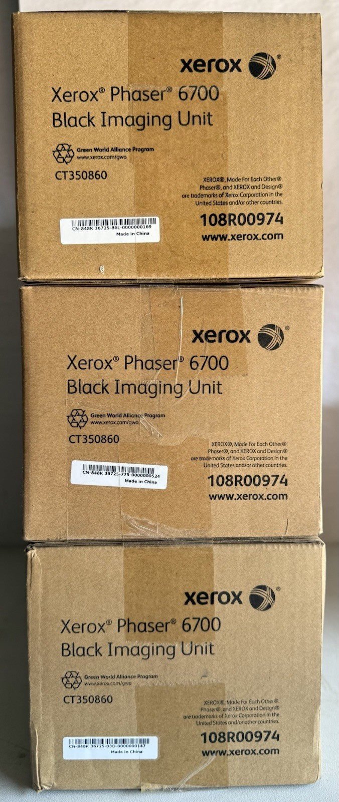 XEROX 6700 108R00974 BLACK IMAGING DRUM UNIT
