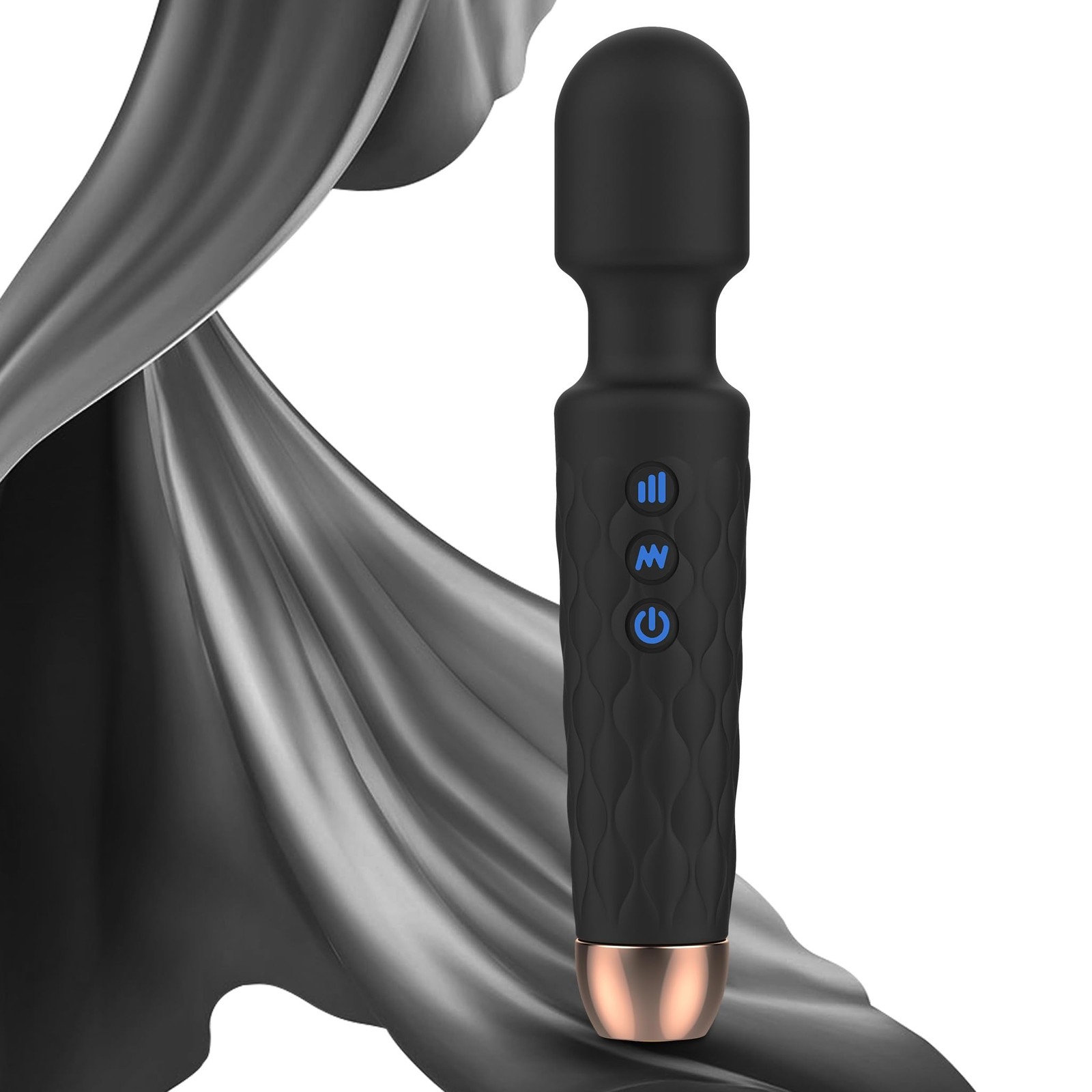 Personal Massager, Handheld Wireless Massager, Waterproof and Portable, 20 Sp...