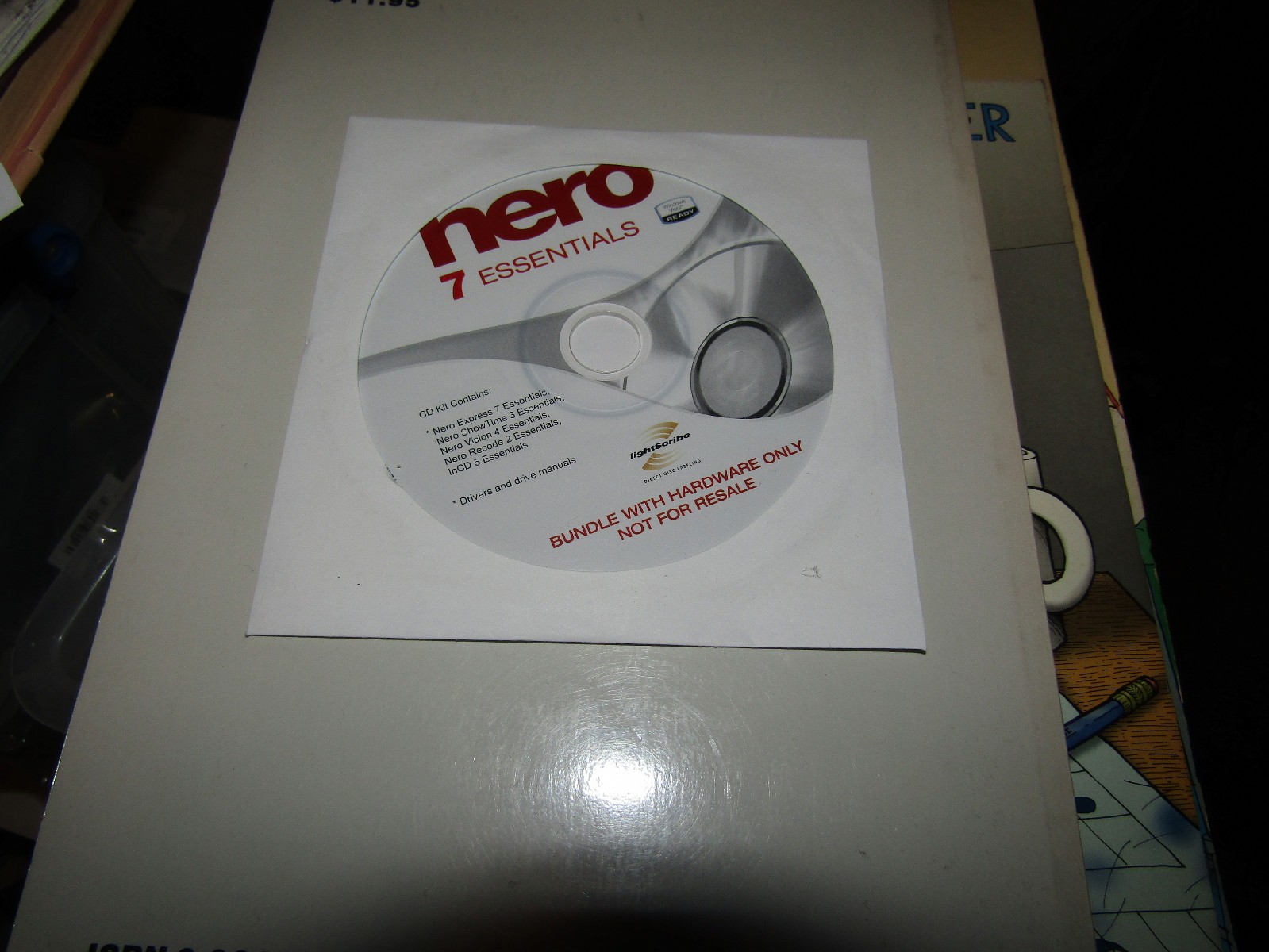 NERO 7 ESSENTIALS CD Nero Express, ShowTime 3, Vision 4, Recode 2, and inCD 5