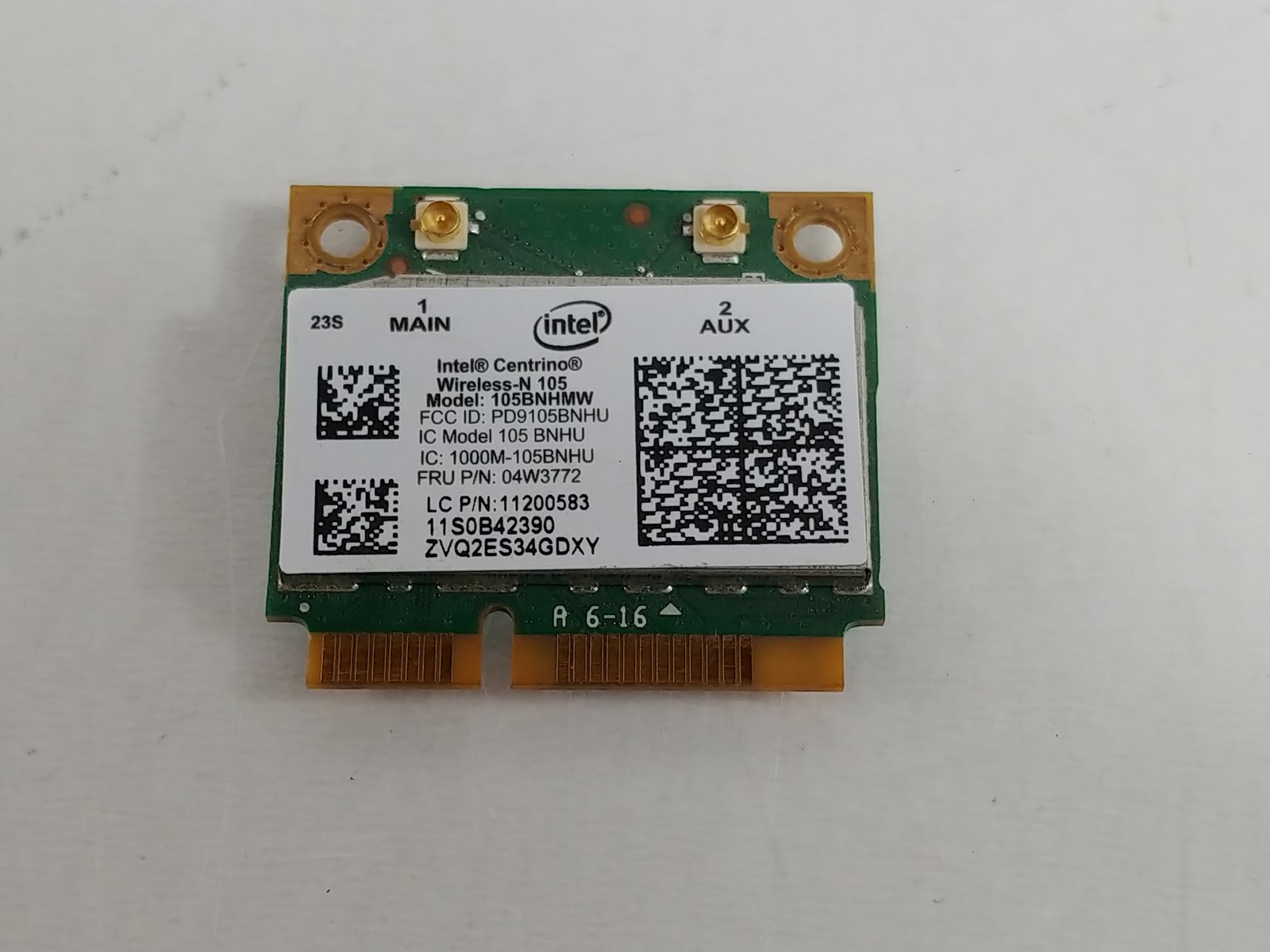Intel Centrino Wireless-N 105 105BNHMW 802.11n Mini PCIe WiFi Card